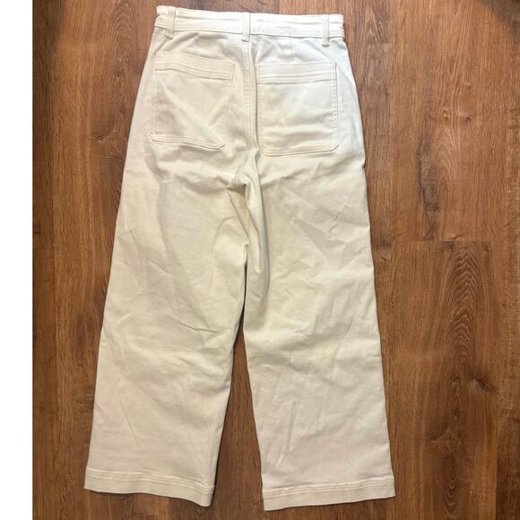 Everlane The Utility Wide-Leg Pant White Size 4R - Picture 7 of 10